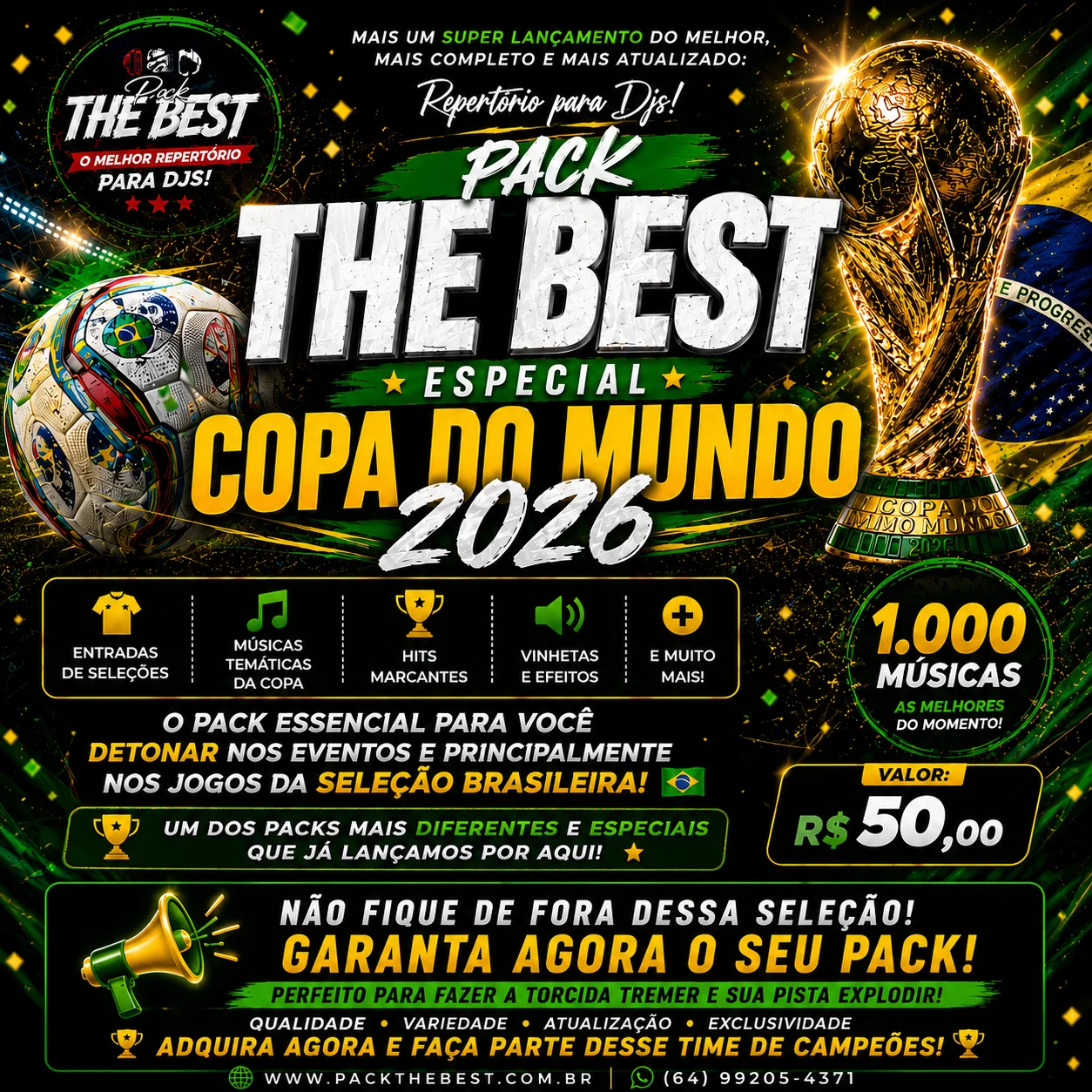 PACK THE BEST – ESPECIAL COPA DO MUNDO 2026