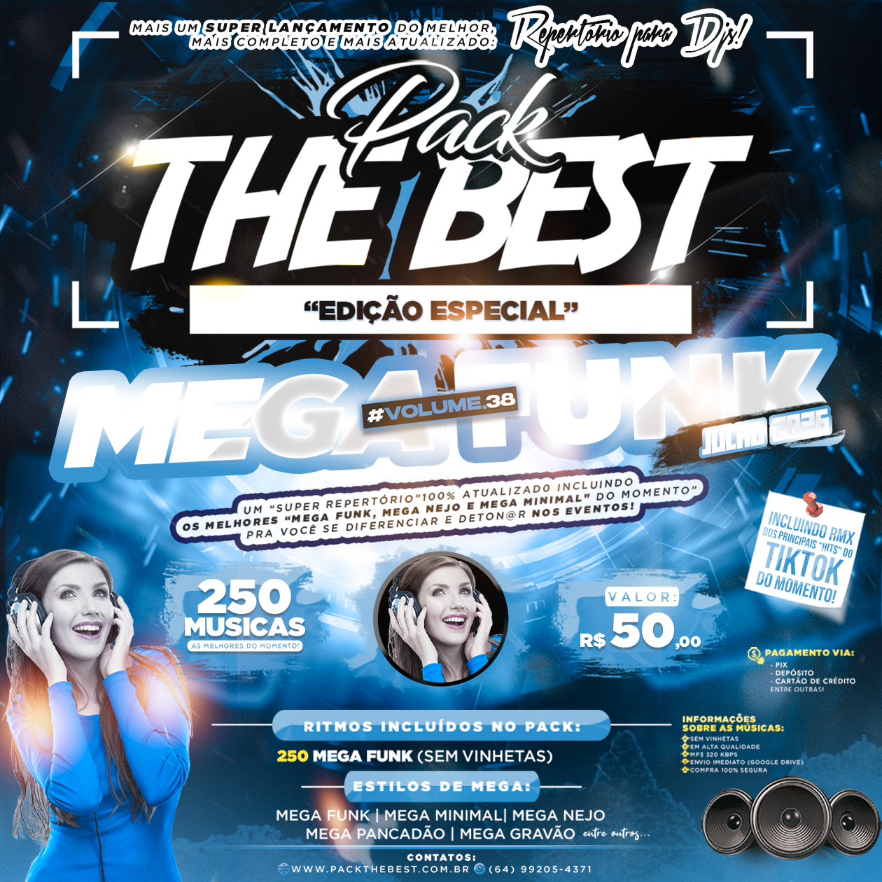 PACK THE BEST - ESPECIAL MEGA FUNK VOL.38