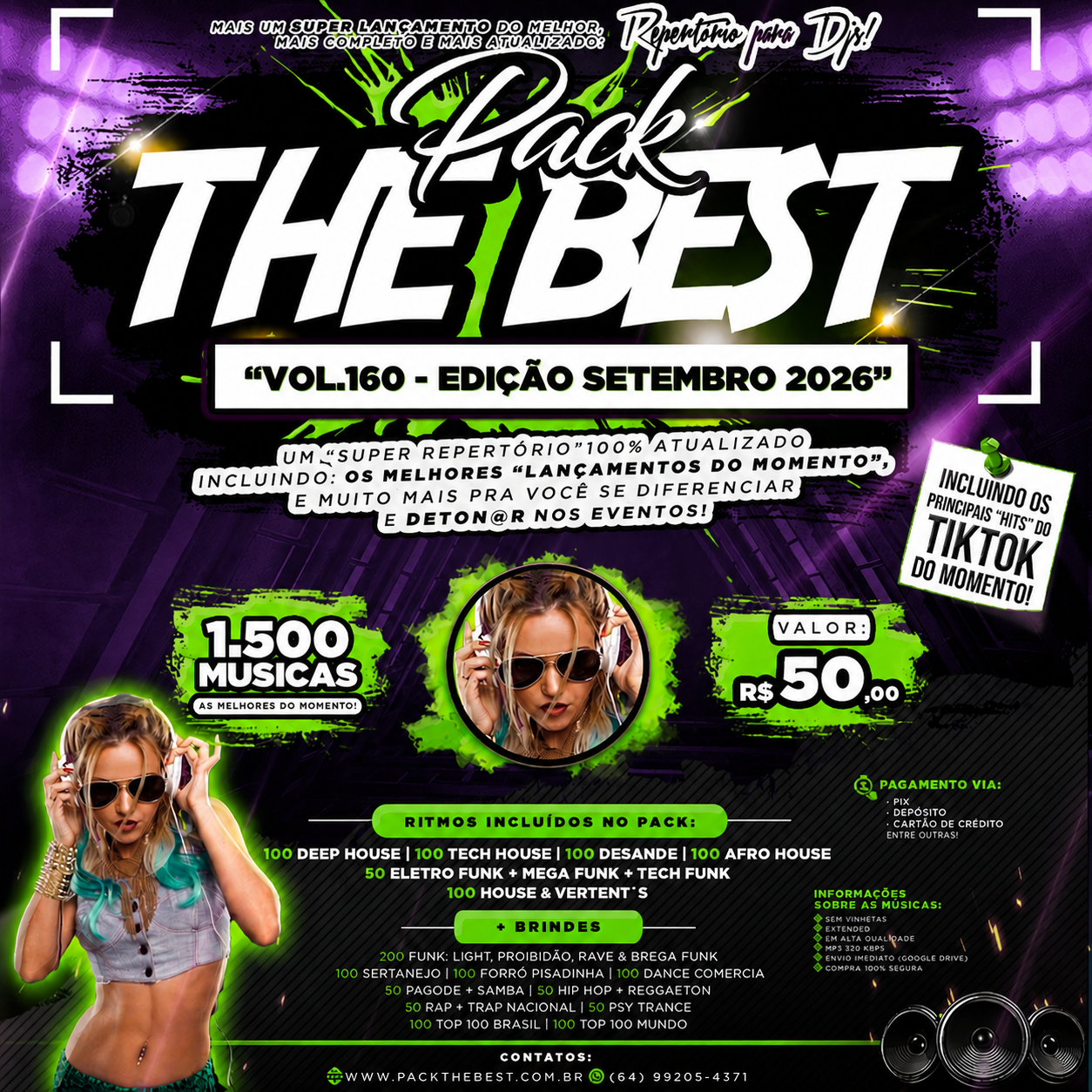 PACK THE BEST VOL.160 - EDIÇÃO DE SETEMBRO 2026
