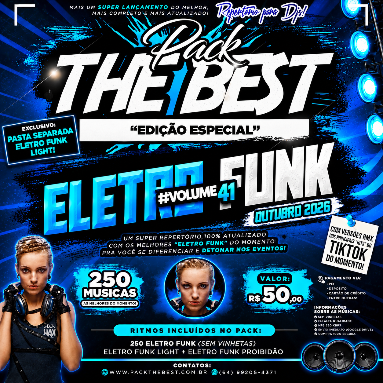 PACK THE BEST - ESPECIAL ELETRO FUNK VOL.41